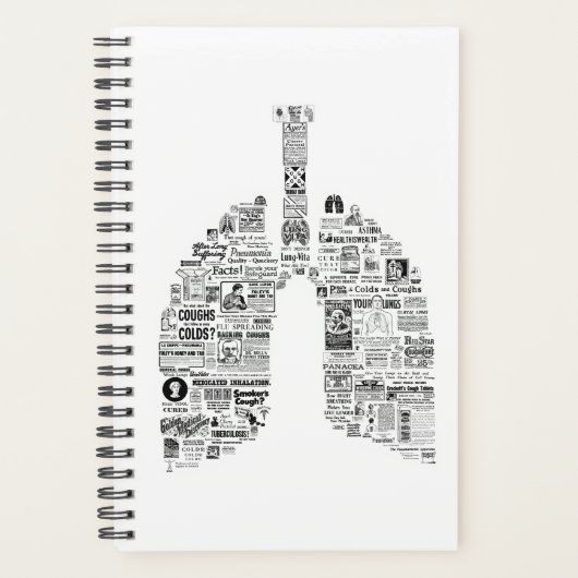 Vintage Atemschutzmittel - Geschenk des Lungenfors Planer (Vorderseite)