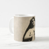 Vintage ätherische Goddess Postcard Kaffeetasse (Vorderseite Links)