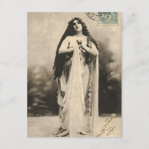 Vintage ätherische Goddess Postcard Postkarte