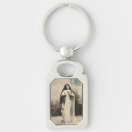 Vintage ätherische Goddess Postcard Schlüsselanhänger
