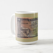 Vintage-Äthiopischer-Birr-Banknote Kaffeetasse (Vorderseite Links)