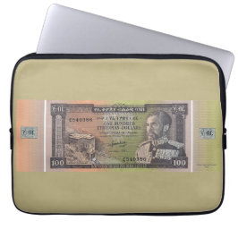 Vintage-Äthiopischer-Birr-Banknote Laptopschutzhülle