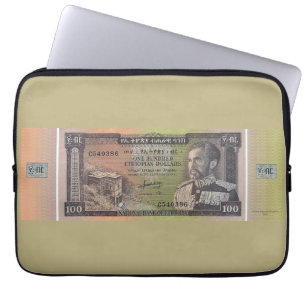Vintage-Äthiopischer-Birr-Banknote Laptopschutzhülle