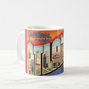 Vintage Atlanta GA-Tasse Kaffeetasse
