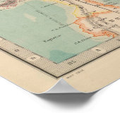 Vintage Atlantikreisen und Zeitpläne Poster (Ecke)