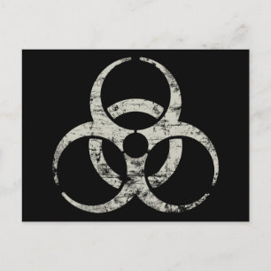 Vintage Atom Symbol Postkarte