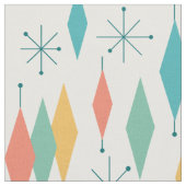 Vintage Atomic der 50er Jahre  Stoff (Nahaufnahme)