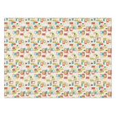 Vintage AtomTiki Entwurfs-Tischdecke Tischdecke (Vorderseite (Horizontal))