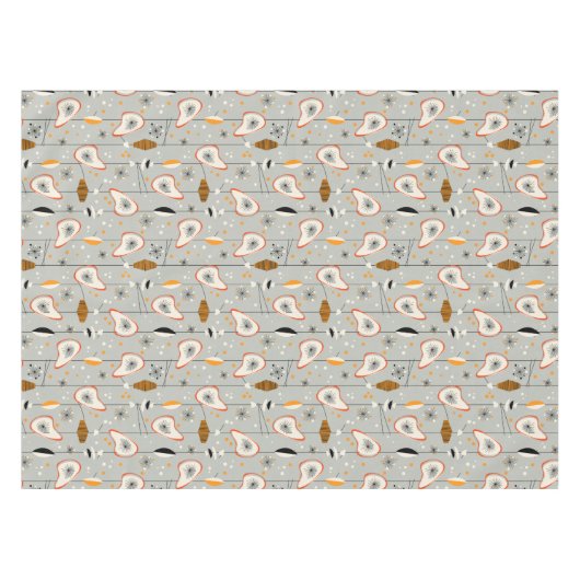 Vintage AtomTiki Entwurfs-Tischdecke Tischdecke (Vorderseite (Horizontal))