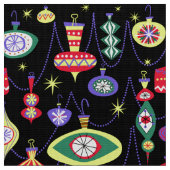 Vintage AtomWeihnachtsschmuck aus dem Mittelalter Stoff (Nahaufnahme)