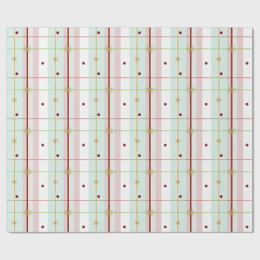 Vintage-Atomzeit-Einwickelpapier Geschenkpapier (Flach)
