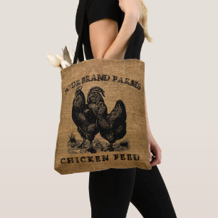 Vintage-Attrappe-Jutestoffs-Hüttensack-Vorlage 2 Tasche