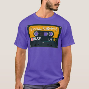 Vintage-Audiokassette BASF I Will Survive Triblend T-Shirt