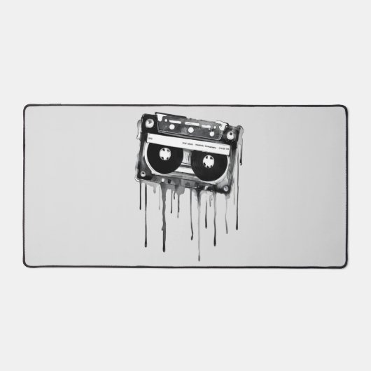Vintage Audiokassette Schreibtischunterlage (Vorderseite)