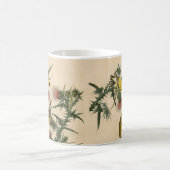 Vintage Audubon American Goldfinch Bird Malerei Kaffeetasse (Mittel)