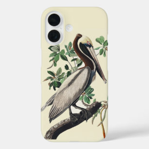 Vintage-Audubon-Braunpelikan-Küstenvogel-Kunst iPhone 16 Hülle
