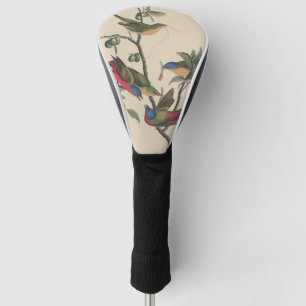 Vintage Audubon Gemalter Buntsperling Farbige Voge Golf Headcover