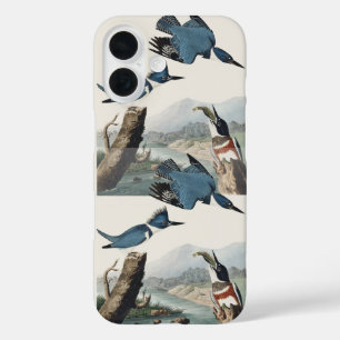 Vintage Audubon Gürtel-Eisvogel-Vogelkunst iPhone 16 Hülle