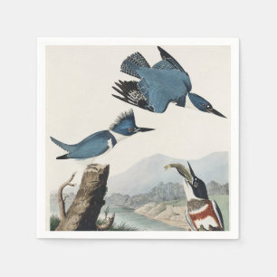 Vintage-Audubon-Gürtel-Kis पक्षी-Kunst Serviette