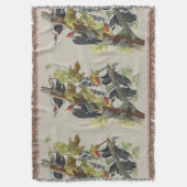 Vintage Audubon-Specht-Vogelkunst Decke (Vorderseite Vertikal)