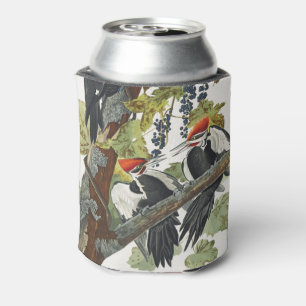 Vintage Audubon-Specht-Vogelkunst Dosenkühler