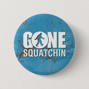 Vintage auf Sasquatch-Jagd Button