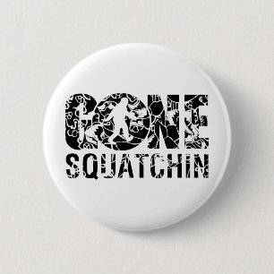 Vintage auf Sasquatch-Jagd Button