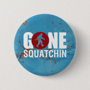 Vintage auf Sasquatch-Jagd Button