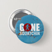 Vintage auf Sasquatch-Jagd Button (Vorne & Hinten)