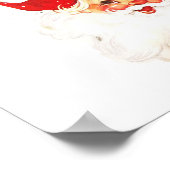 Vintage Aufführung des Weihnachtsmanns Poster (Ecke)