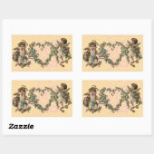 Vintage Aufkleber der Fee (Blatt)