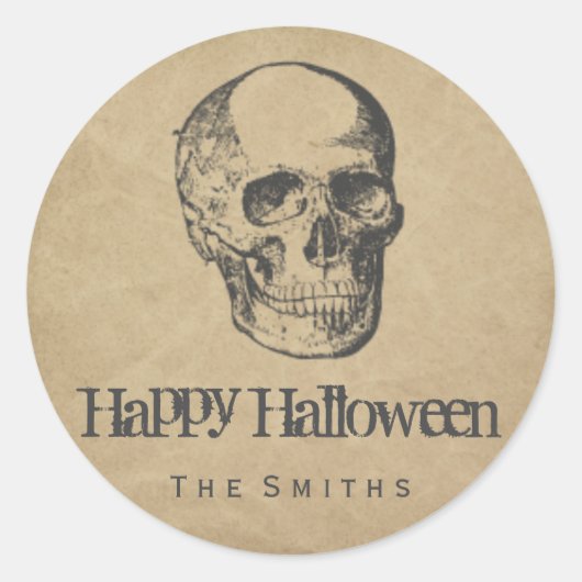 Vintage Aufkleber der Haut (Vorderseite)