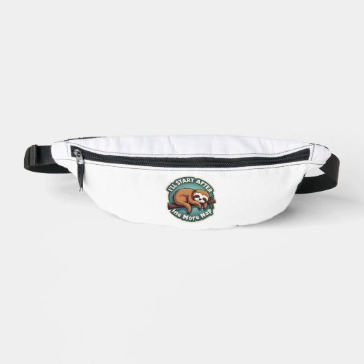 Vintage-Aufschieberitis-Faultier Lustiges Student- Bauchtasche (Vorderseite)