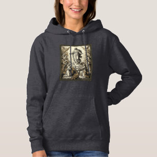 Vintage-Aufstiegs-Engel-Gravur-Vektor-Kunst_1 Hoodie