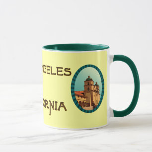 Vintage Auftrag-Tasse Los Angeles Kalifornien Tasse