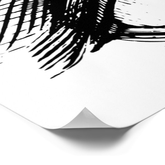 Vintage Augenillustration Poster (Ecke)