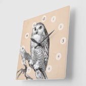 Vintage Augenuhr Quadratische Wanduhr (Winkel)