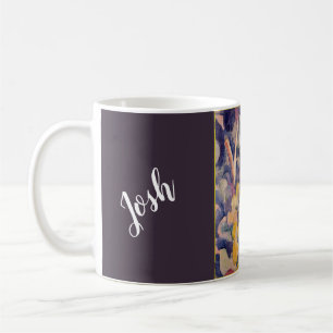 Vintage August Macke Paar auf dem Waldweg Kaffeetasse