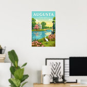 Vintage Augusta Georgia Poster (Heimbüro)