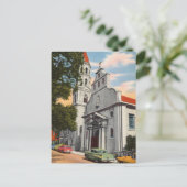 Vintage Augustine Florida Postkarte (Stehend Vorderseite)