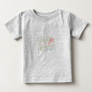 Vintage Aura: Klassischer Elegance-T - Shirt. Baby T-shirt