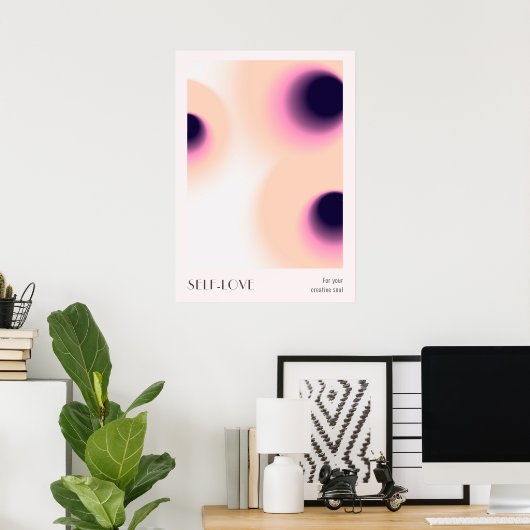 Vintage Aurawirkung Poster (Heimbüro)