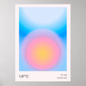 Vintage Aurawirkung Poster (Vorne)