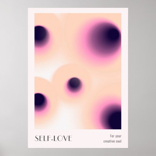 Vintage Aurawirkung Poster (Vorne)