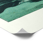 Vintage Aurora Borealis Illustration Poster (Ecke)