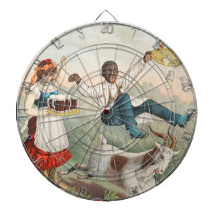 Vintage-Aus-dem-Weg-geh-für-Bockbier-Dartboard Dartscheibe