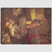 Vintage Ausländerabenteuer im Wunderland Seidenpapier (Vorderseite)