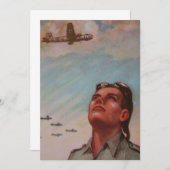 Vintage Ausschreibung Einladung (Vorne/Hinten)