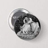 Vintage aussehender AVON-Schönheitsbutton Button (Vorne & Hinten)