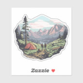 Vintage Außenanlage Aufkleber (Blatt)